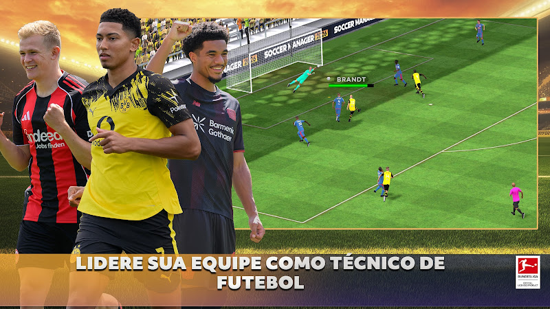 Imagem de jogabilidade de Soccer Manager 2026 - Futebol
